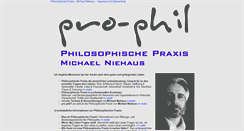 Desktop Screenshot of philosophischepraxis.de