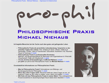 Tablet Screenshot of philosophischepraxis.de